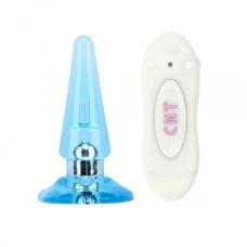 Анальный плаг с вибрацией NICOLE'S Anal Pleaser, Blue 291323