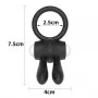 Эрекционное виброкольцо Power Clit Cockring, Black 310287 LOVETOY